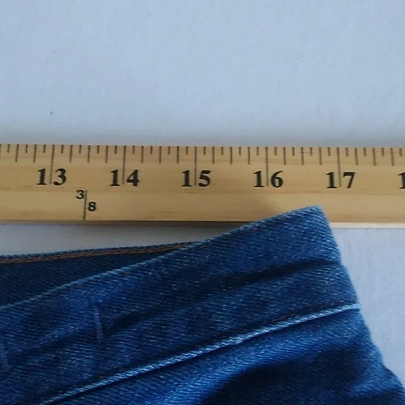 Madewell Womens Baggy Straight Jeans Size 31 medium wash Style NH643 - Picture 14 of 16